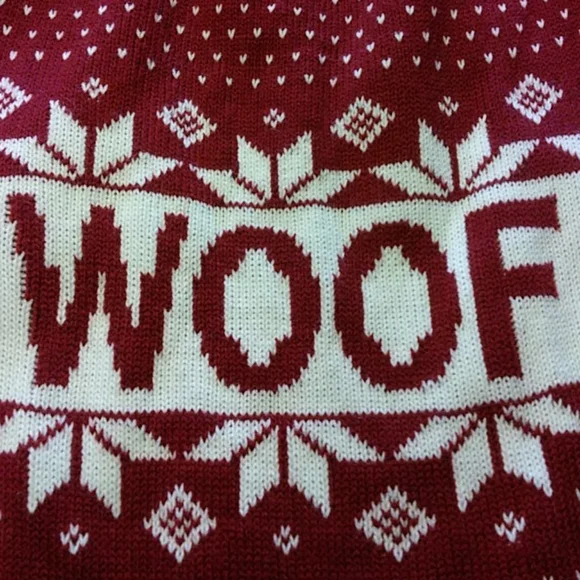 ❤Host Pick❤ Large Woof Dog Sweater - Picture 7 of 7